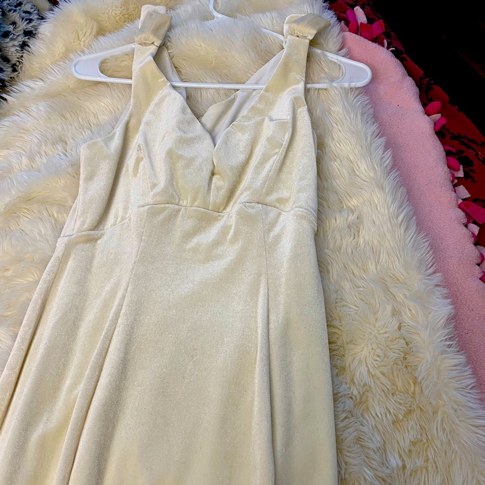 2015 WHITE Laura Byrnes Gilda Gown